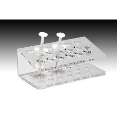 Plasdent CROSS HOLE COMPOSITE MATERIAL ORGANIZER (LARGE) 